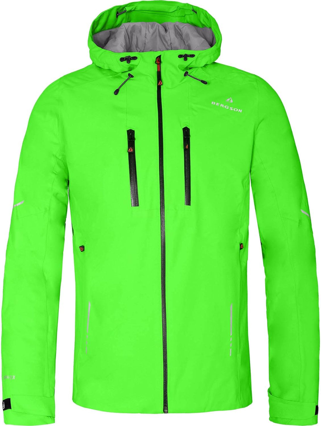 Bergson SKIEN THERMO | Herren Regenjacke, leicht wattiert, recycelt, 20000 mm Wassersäule - recycelt