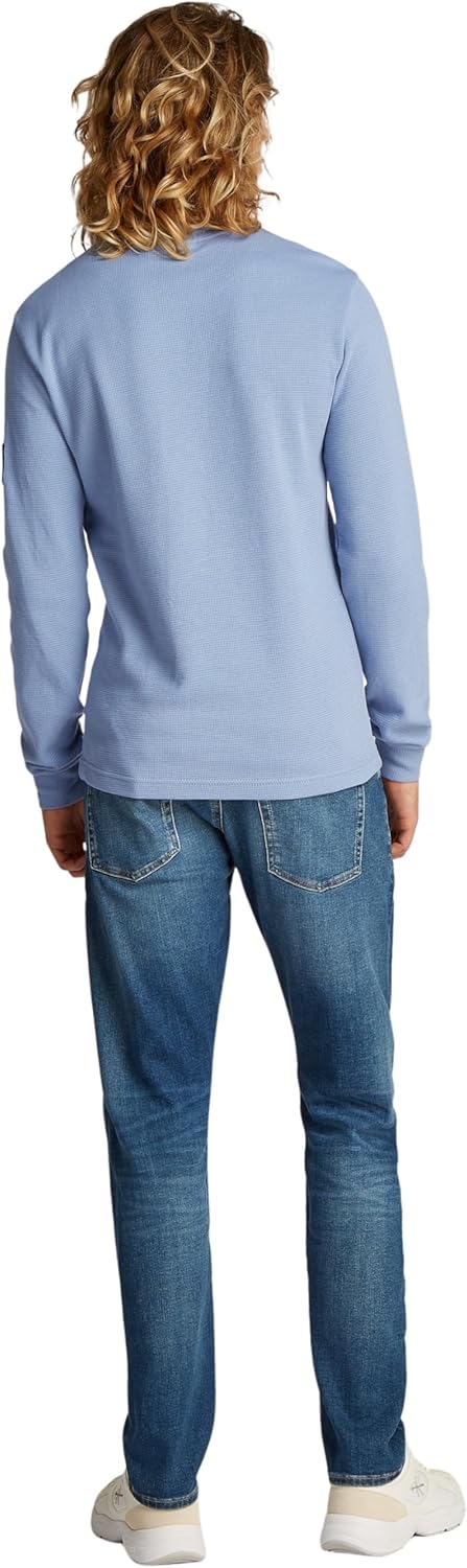 Calvin Klein Herren Langarm Strickoberteile XXS Blue (Tempest), XXS Blue (Tempest)