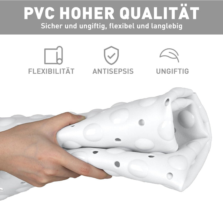 Duschmatte rutschfest Antirutschmatte Dusche 70 x 70 cm: Eckduschmatte Dreieckig Duscheinlage rutsch