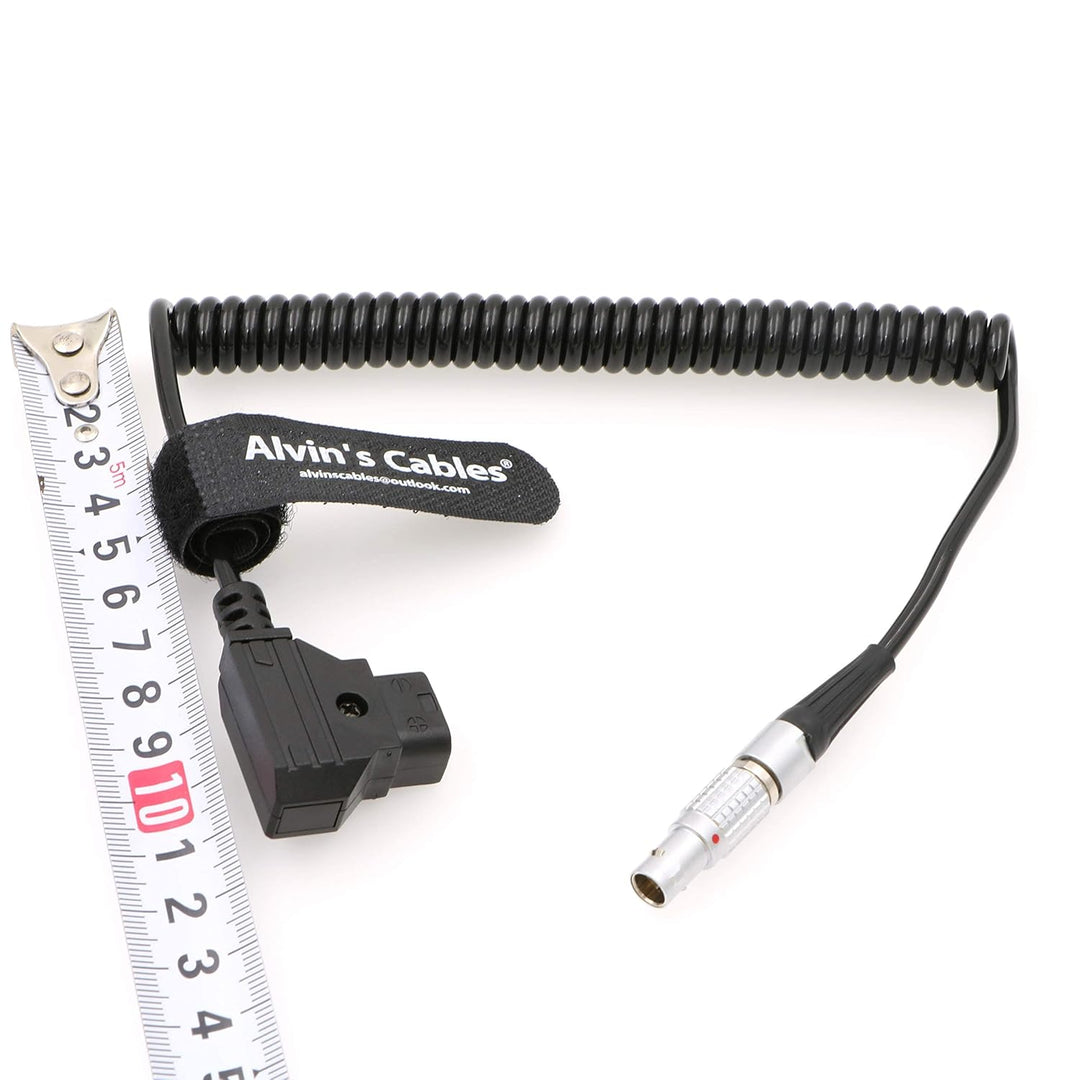 Alvin's Cables 0B 2 Pin Stecker auf Anton Bauer D-TAP Spiral Kabel Stromkabel für Teradek Bond Spira