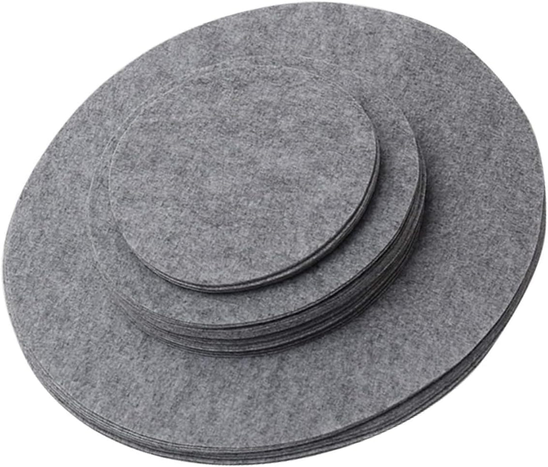 48 Stück Filzplatten-Trennwände, Set mit 3 Grössen, Pads, Kochgeschirr, Backgeschirr, Topf, stapelba