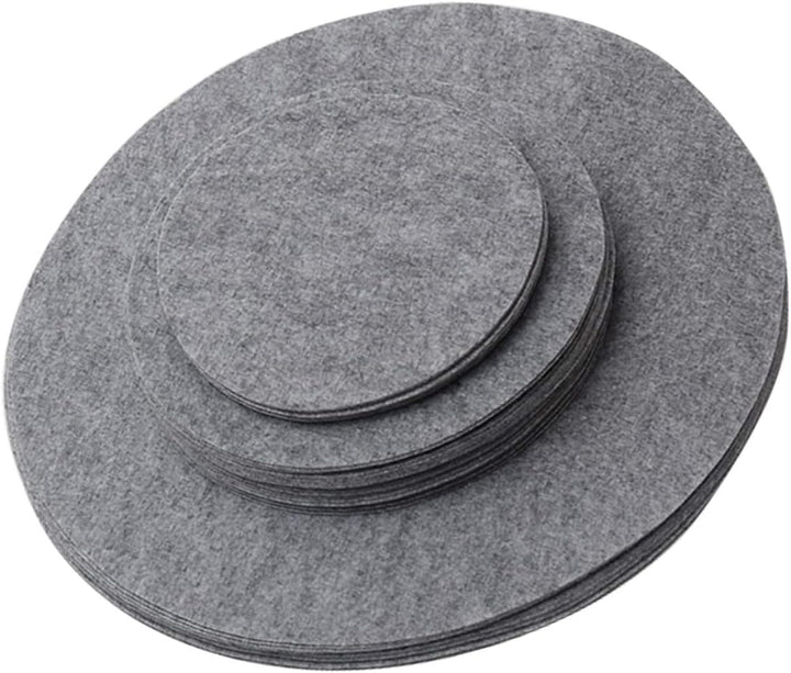 48 Stück Filzplatten-Trennwände, Set mit 3 Grössen, Pads, Kochgeschirr, Backgeschirr, Topf, stapelba
