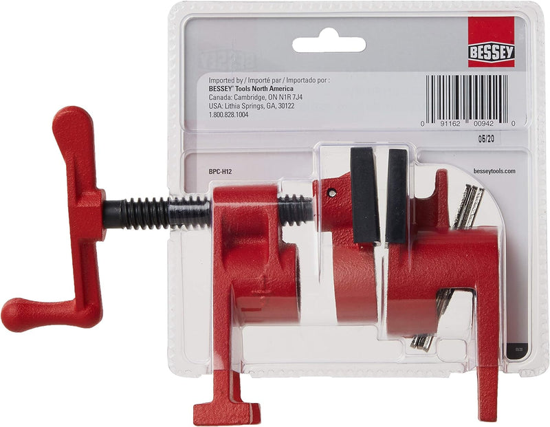 Bessey BPC-H12 Rohrschellen, 1,27 cm, H-Stil, Rot, Rohrschellen