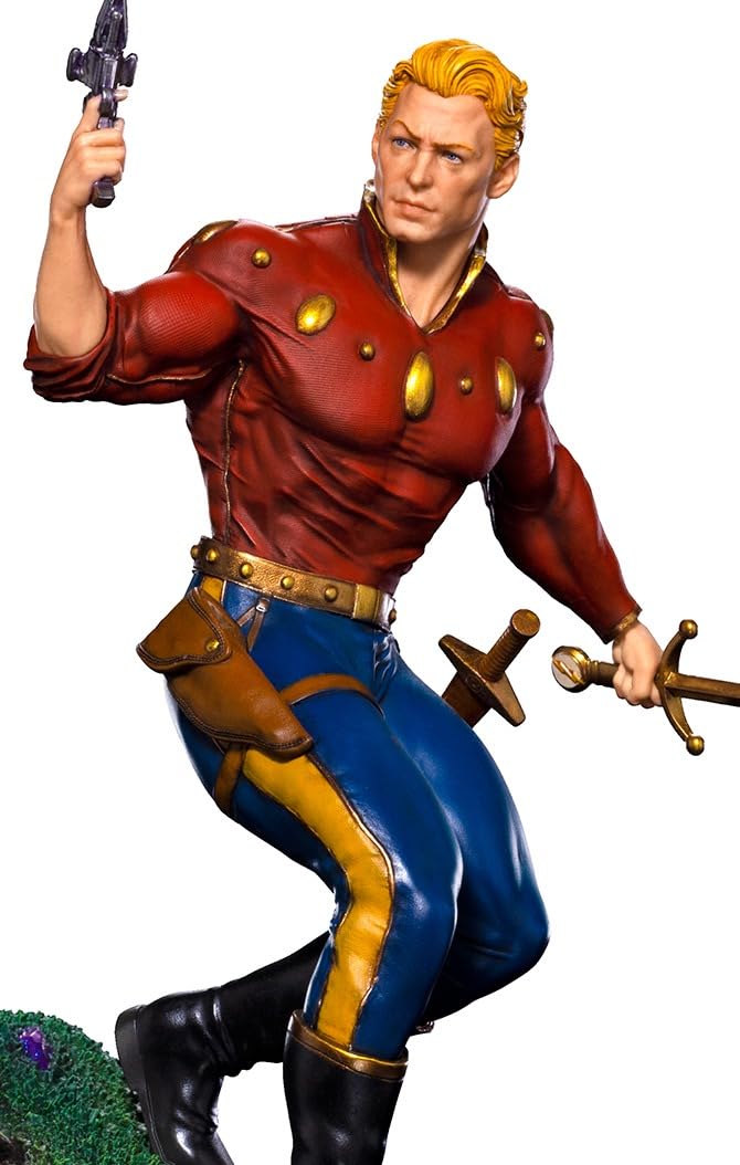 Iron Studios FLAGOR53521-10 Deluxe, Massstab 1:10, Kunstmassstab, Flash Gordon Figur Art Scale, Mehr