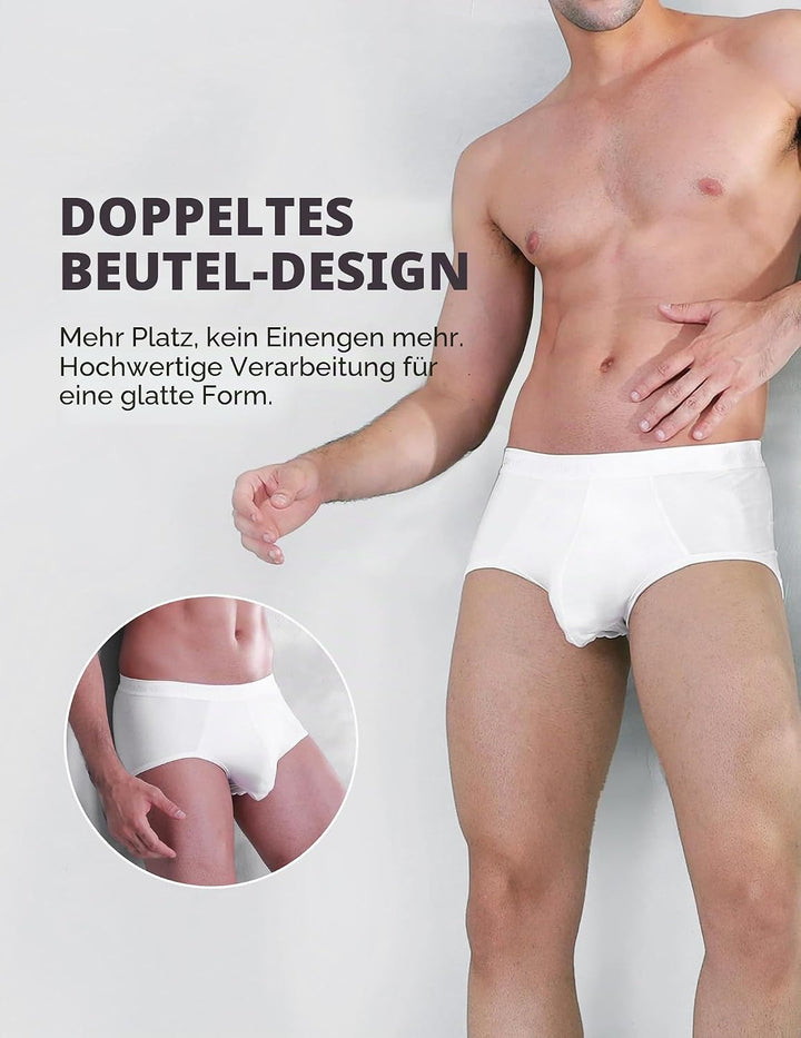 DAVID ARCHY Herren Boxershorts Mehrfachpack, Mirco Modal Stretcken Klassischer Retroshorts, Unterhos