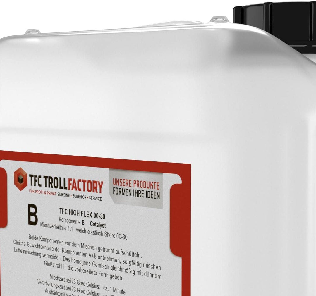TFC HIGH FLEX Silikon Kautschuk 00-30 1:1 - Grösse: 10kg (2x5kg) 10000 g, 10000 g