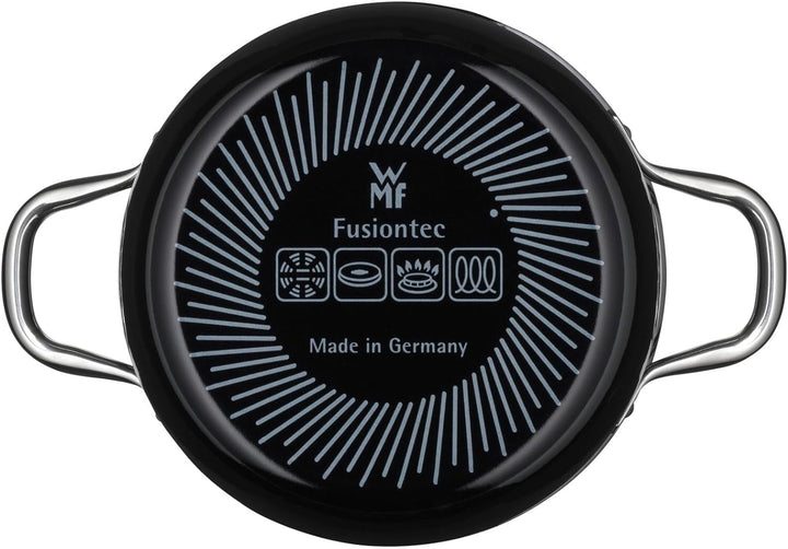 WMF Fusiontec Essential Kochtopf klein 16 cm Glasdeckel, Fleischtopf Induktion, 2,0l, kleiner Topf K