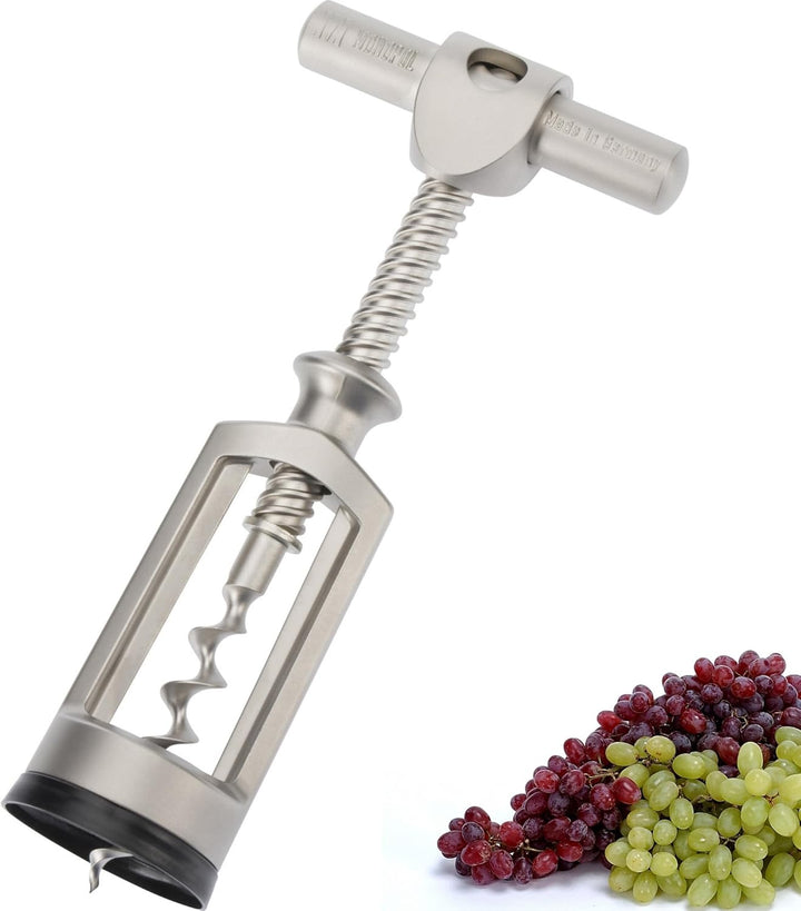 Westmark Glockenkorkenzieher mit Korkabstreifer, Monopol Edition, Stahl/Zink-Druckguss, Chianti, Ede