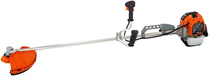 SAKAWA Dopellenkergriff von Benzin 48cc Festbar Bar 32mm + Gesichtsschutzschild + Kopf aus Aluminium