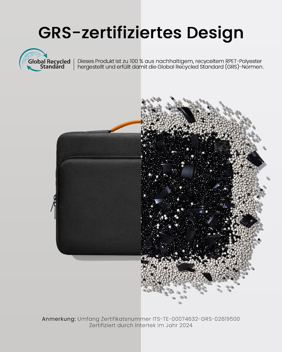 tomtoc 360° Tasche Hülle für 13 Zoll MacBook Air M2/A2681 M1/A2337 2022-2018, 13-Zoll MacBook Pro M2
