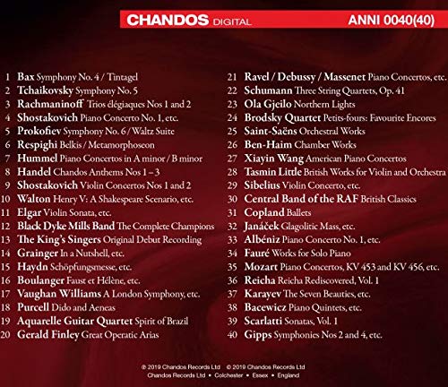 Landmarks - 40 Years of Chandos, Audio-CD