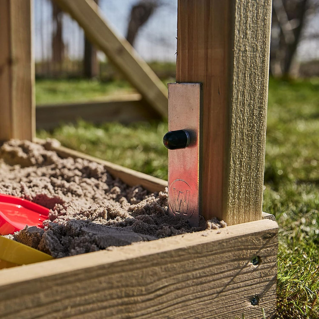 Wickey SolidLock Winkelanker aus feuerverzinktem Stahl für Spieltürme, Schaukeln, Stelzenhäuser - 8e