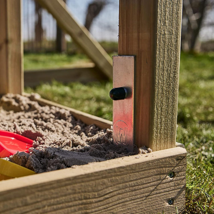 Wickey SolidLock Winkelanker aus feuerverzinktem Stahl für Spieltürme, Schaukeln, Stelzenhäuser - 8e
