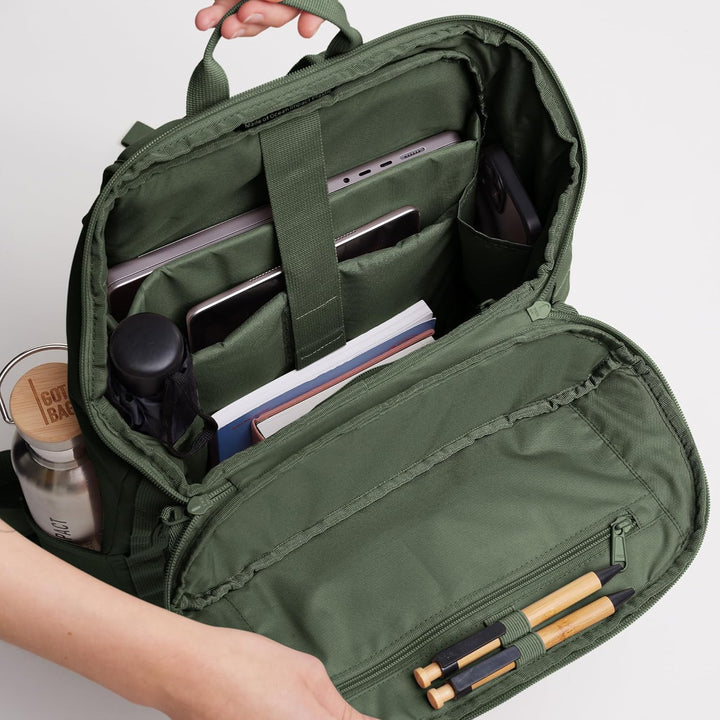 GOT BAG Rucksack Pro Pack aus Ocean Impact Plastic | Reiserucksack mit 15" Laptopfach | 25L Füllvolu
