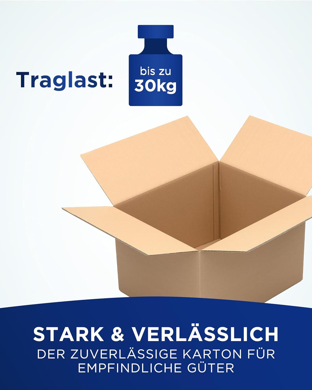 5 Kartons 600 x 500 x 400 mm für DPD und DHL Versand 2 Wellig
