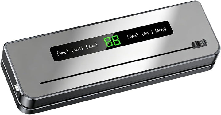 Vakuumierer Küche Folienschweissgerät mit Trocken Nass Modus | LED Folienversiegeler, Vakuumieren Ve