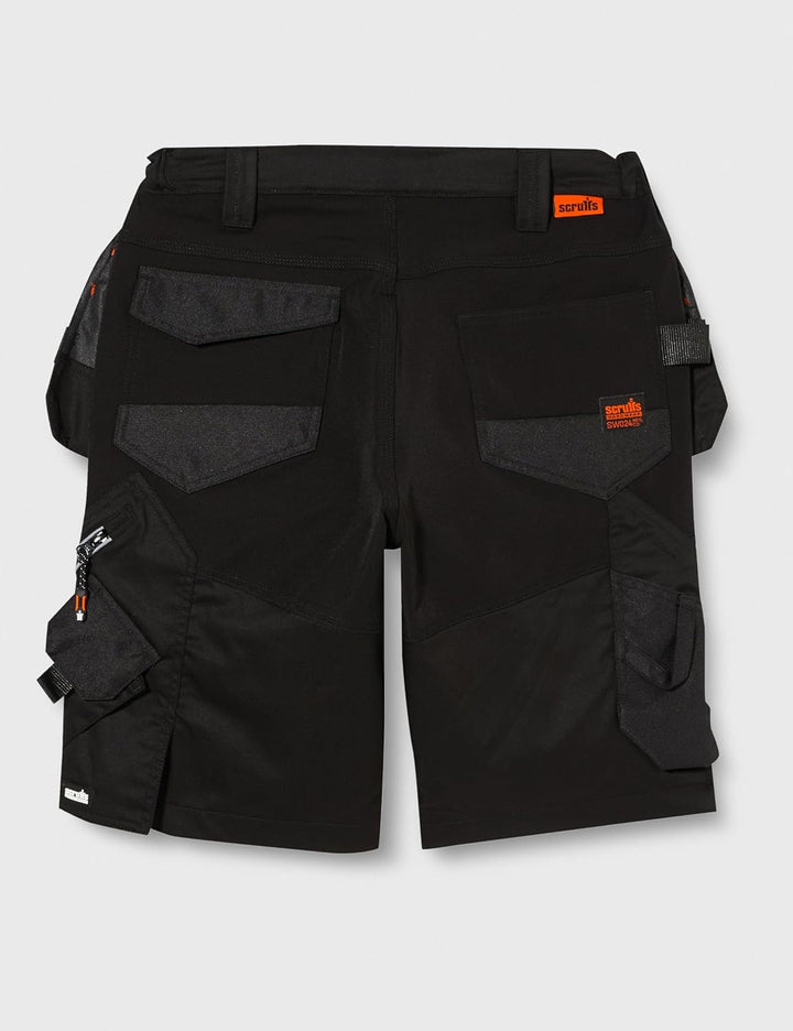 Scruffs Damen Trade Flex Holster Shorts 40 Schwarz, 40 Schwarz