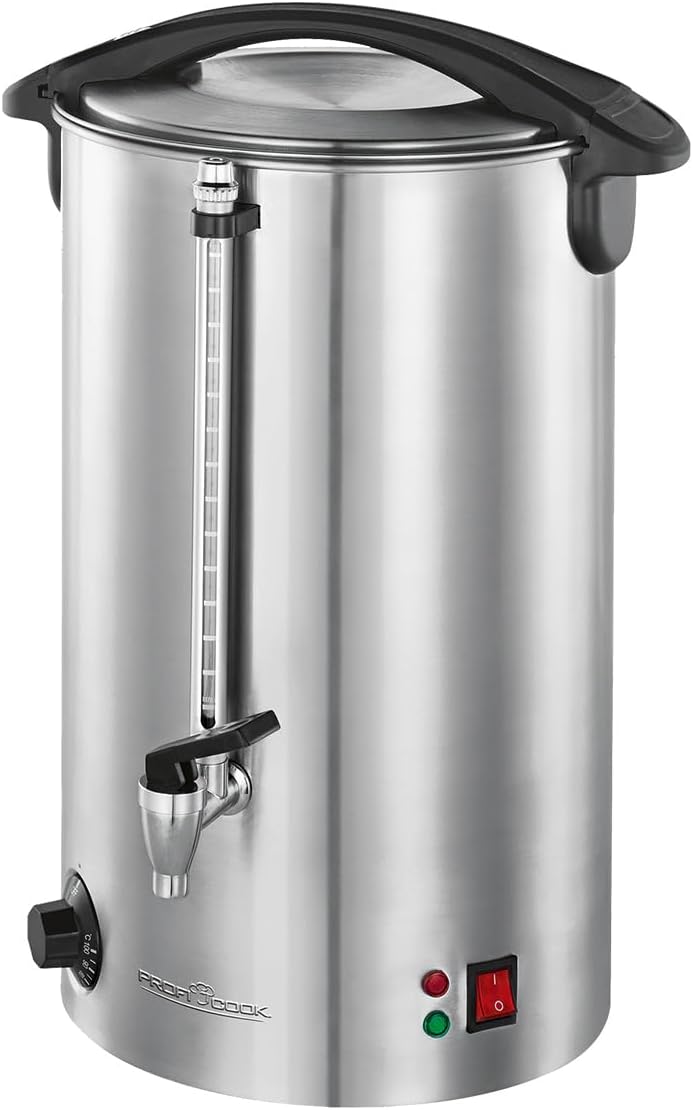 ProfiCook PC-HGA 1111 Heissgetränkeautomat, zum Erhitzen und Warmhalten von z.B. Glühwein/Kaffee/Tee