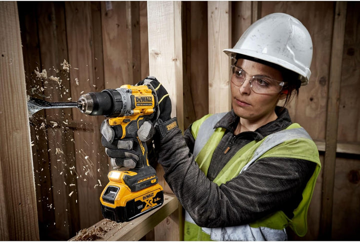 Dewalt 18 Volt 2-Gang Akku Bohrschrauber DCD800P2T (kraftvolles 2-Gang Vollmetall-Getriebe, bürstenl