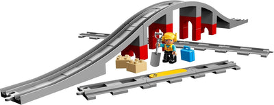 Lego Duplo 2er Set: 10882 Eisenbahn Schienen & 10872 Eisenbahnbrücke und Schienen