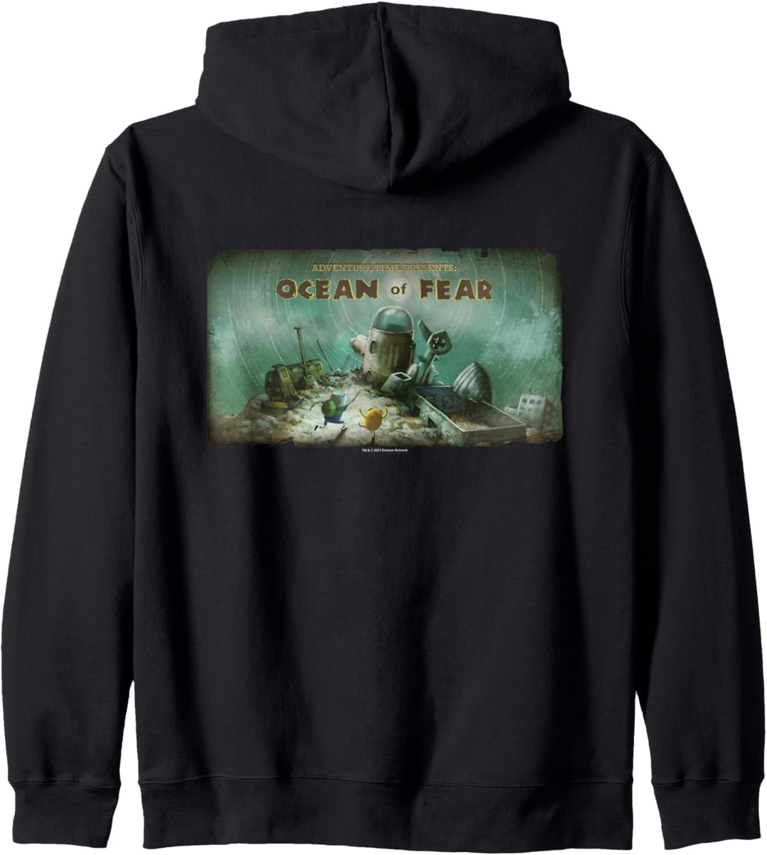 Adventure Time Ocean of Fear Card Kapuzenjacke