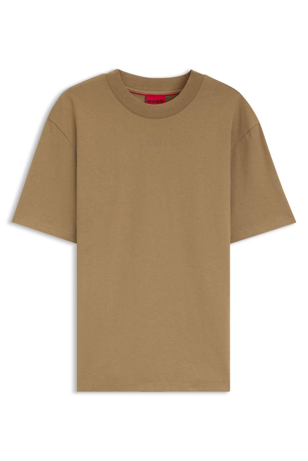 HUGO Herren Dapolino Relaxed-Fit T-Shirt aus Baumwoll-Jersey mit Logo-Print XS Beige Overflow 928, X