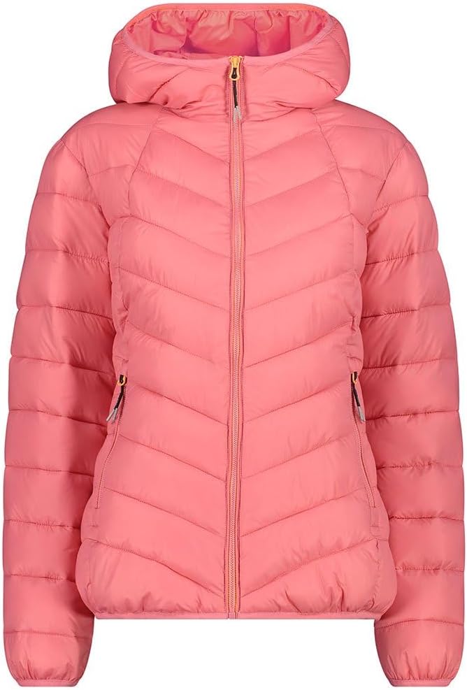 CMP Damen Damenjacke mit Fester Kapuze Gepolsterte Jacke XS Angeln, XS Angeln