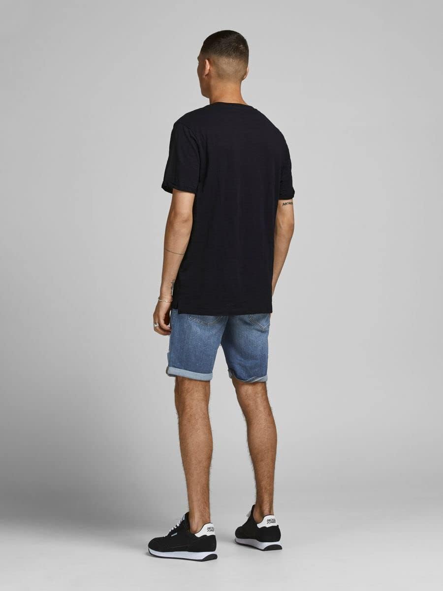 JACK & JONES Herren Shorts S Blue Denim, S Blue Denim