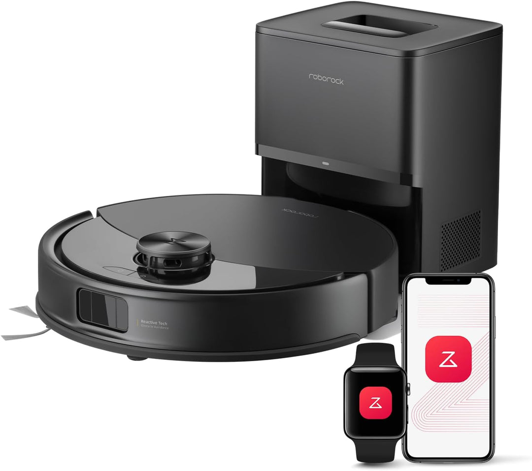 roborock Q10 S5+ Saugroboter mit Wischfunktion, 10.000 Pa HyperForce Saugkraft, Dual Anti-Tangle Sys
