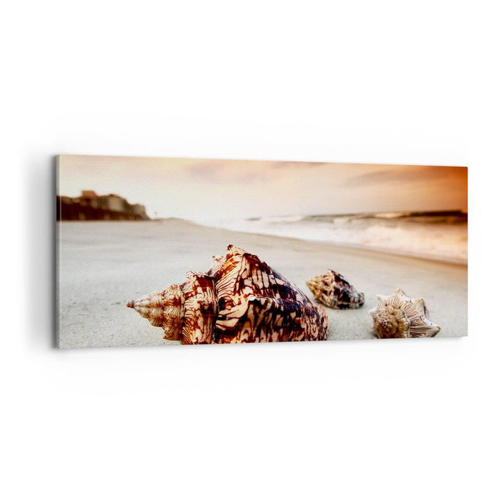 Panorama Bilder auf Leinwand 100x40cm Leinwandbild Strand schön karibisch bunt Gross Wanddeko Bild S
