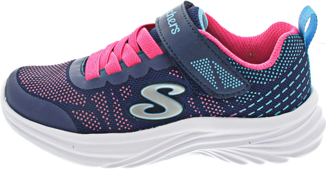 Skechers Dreamy Dancer Radiant Rogue Sneaker 29 EU Navy Hot Pink Mesh Multi Trim, 29 EU Navy Hot Pin