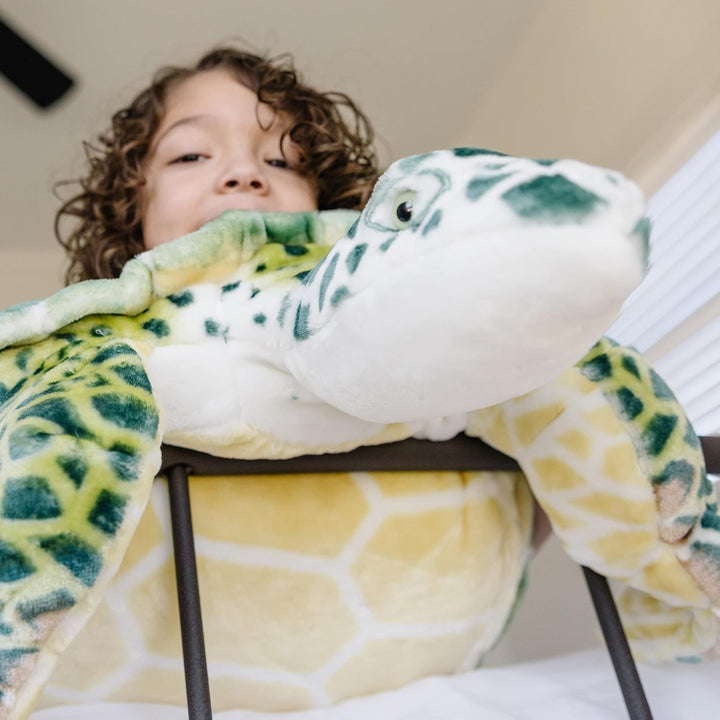 Melissa & Doug Sea Turtle - Plush | Soft Toy | Animal | All Ages | Gift for Boy or Girl, Sea Turtle