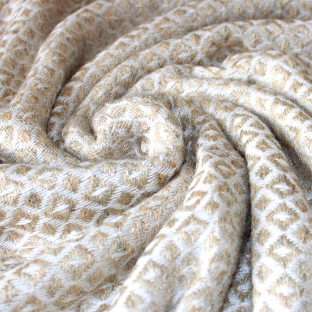 Lorenzo Cana Kaschmirdecke Wohndecke Decke 100% Kaschmir handgewebt Sofadecke Kaschmir Kuscheldecke,