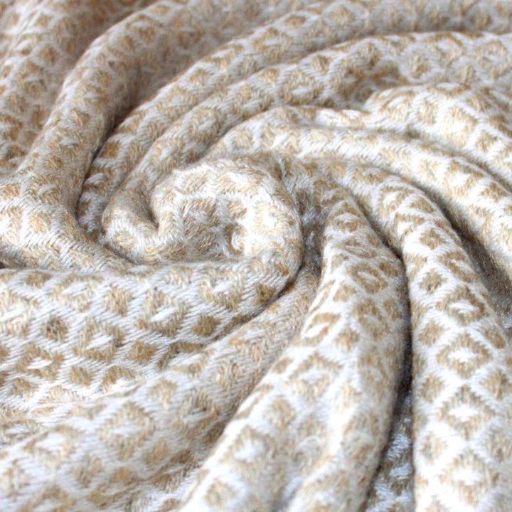 Lorenzo Cana Kaschmirdecke Wohndecke Decke 100% Kaschmir handgewebt Sofadecke Kaschmir Kuscheldecke,