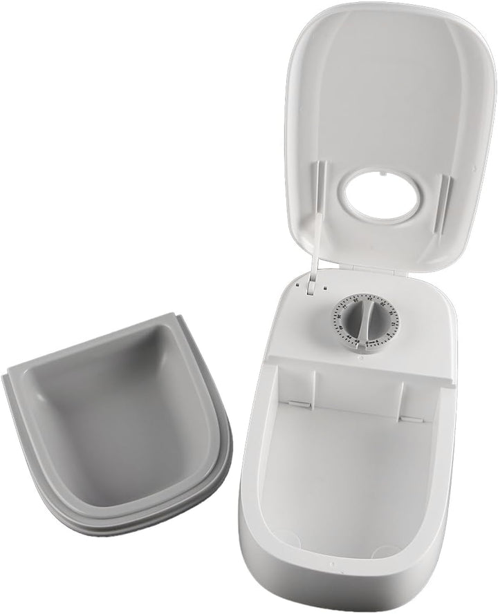Sarini Automatischer Futterspender für Katzen und Hunde, 350 ml, mit 48-Stunden-Timer, Futterspender