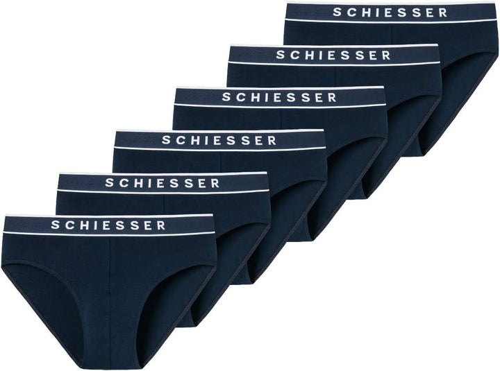 Schiesser - 95/5 - Rio-Slip - 173984-6er Spar-Pack (4 Dunkelblau)