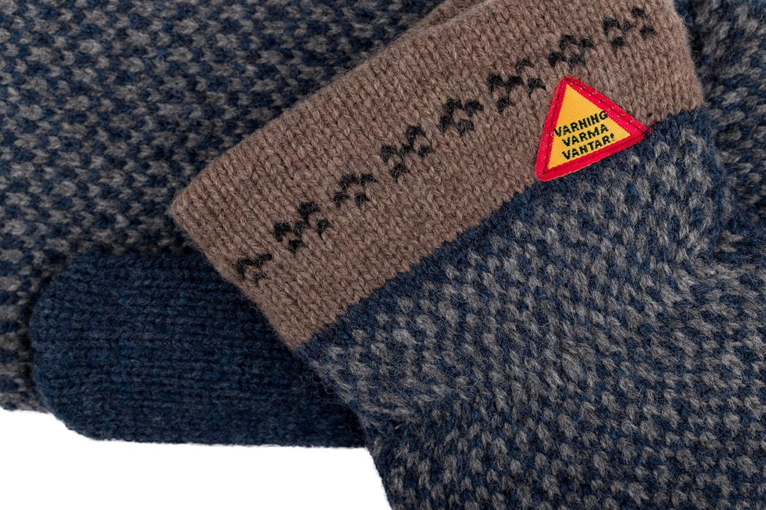ÖJBRO VANTFABRIK Fäustlinge 4 Lagen 100% Merinowolle versch. Modelle, Grösse S-L (6-11) Handschuhe S