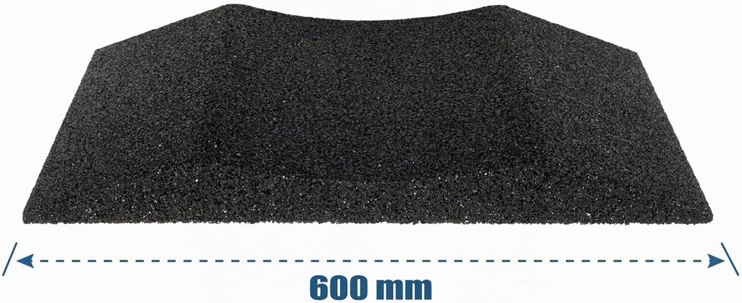 HASKYY 2X Reifenschuh Reifenschoner Reifenbett Reifenwiege aus Gummigranulat 300mm breit bis 285er R