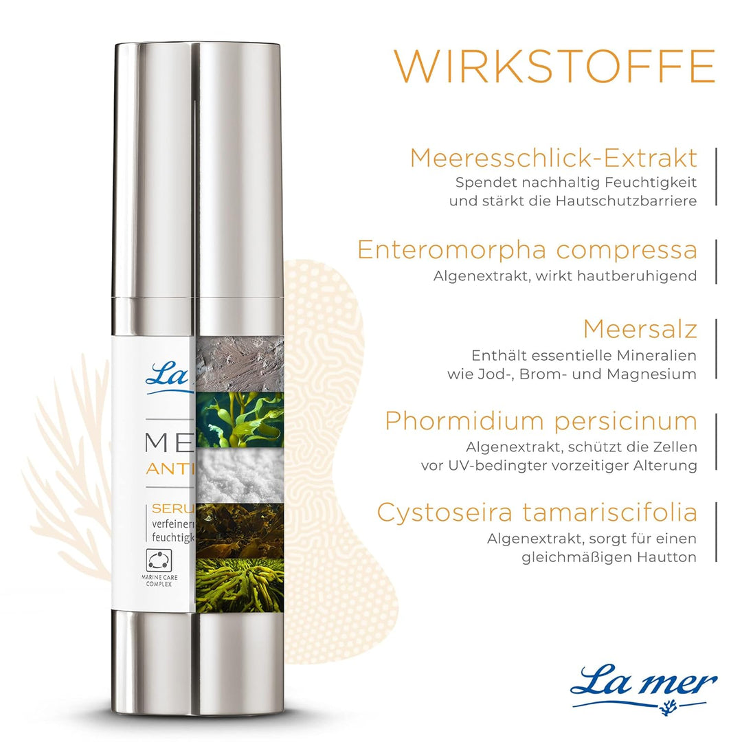 La mer MED+ Anti-Age Serum - Anti-Age Serum für empfindliche Haut - Verfeinernd und feuchtigkeitsspe