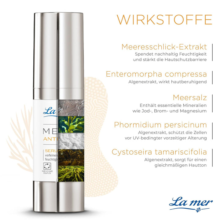 La mer MED+ Anti-Age Serum - Anti-Age Serum für empfindliche Haut - Verfeinernd und feuchtigkeitsspe
