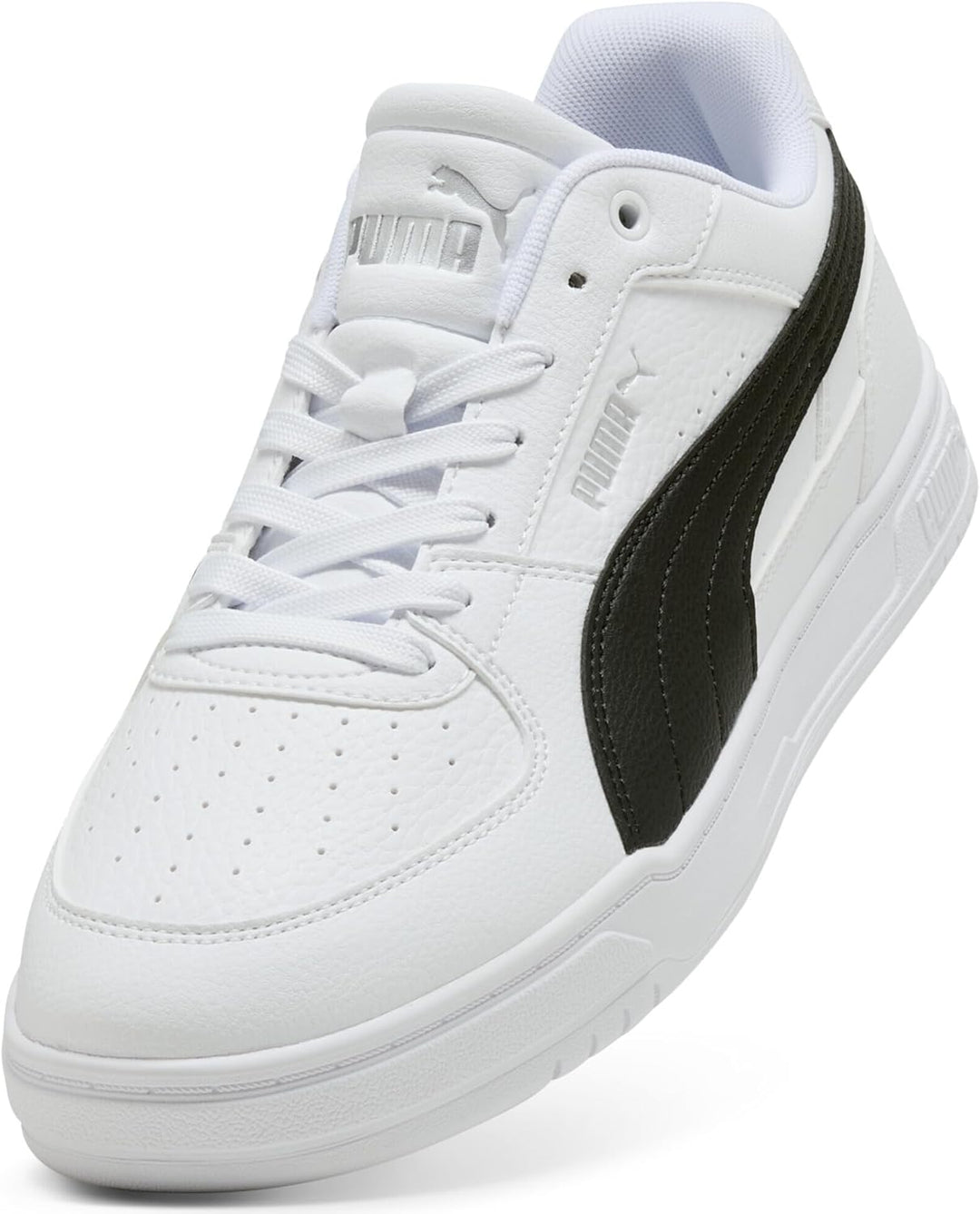 PUMA Unisex Caven IiiSneaker 36 EU Puma Weiss Puma Schwarz Puma Silber, 36 EU Puma Weiss Puma Schwar