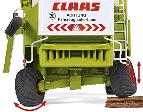 WIKING 7834 Claas Commandor 116 CS Mähdrescher, rot, Large