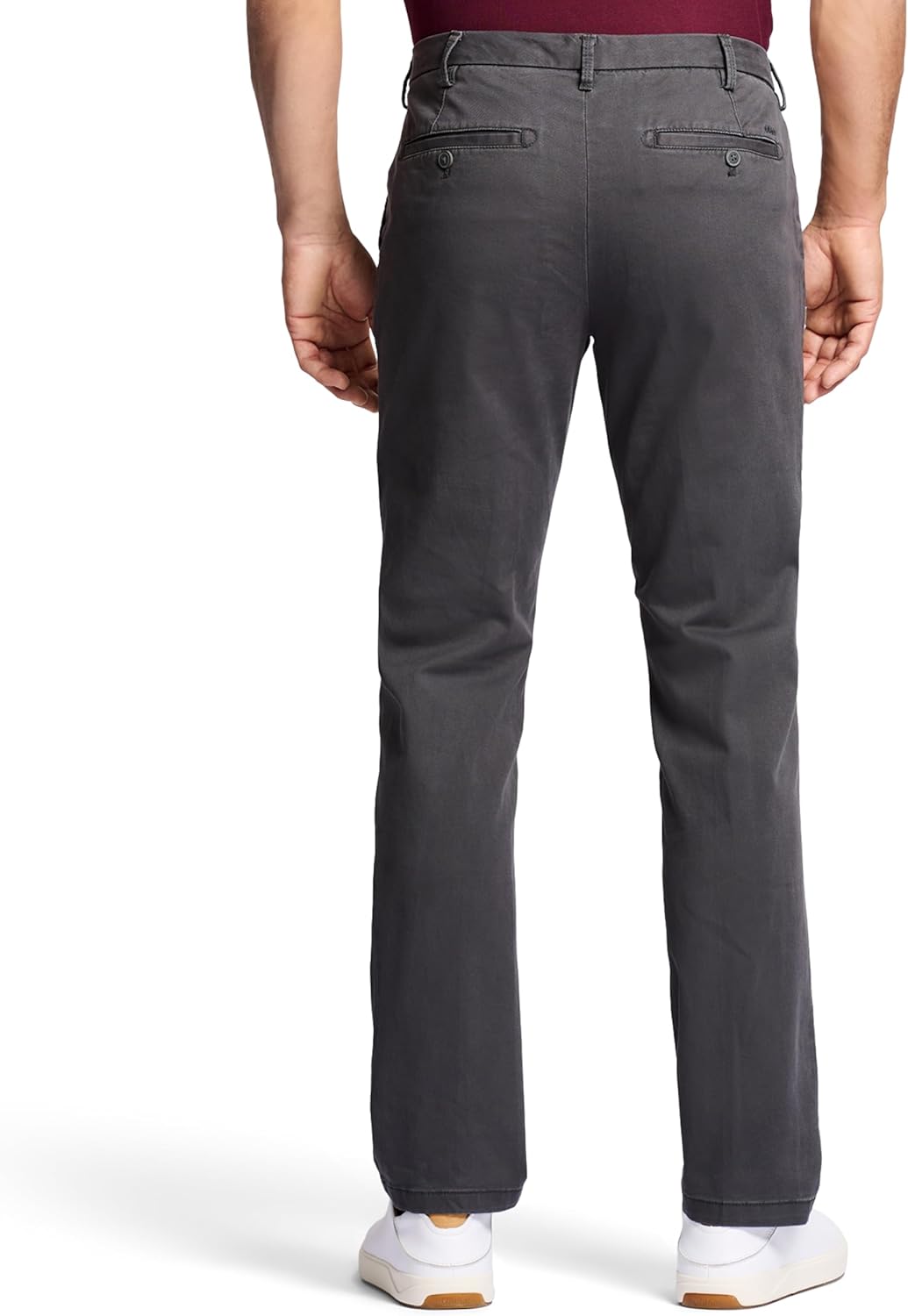 Izod Herren Chinohose mit Flacher Vorderseite, gerader Schnitt 30W / 30L Asphalt, 30W / 30L Asphalt