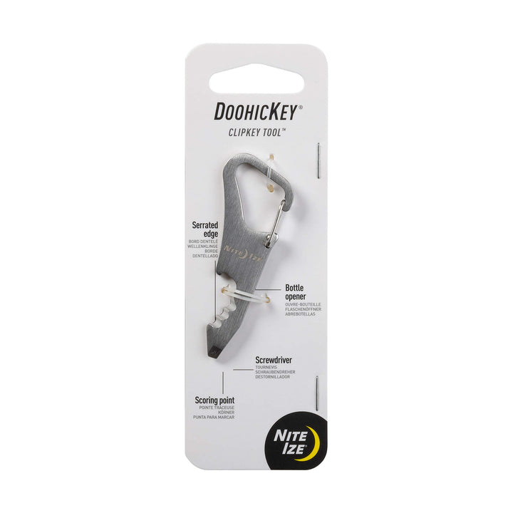Nite Ize Multi-tool DoohicKey - ClipKey, silber, NI-KMTCK-11-R3