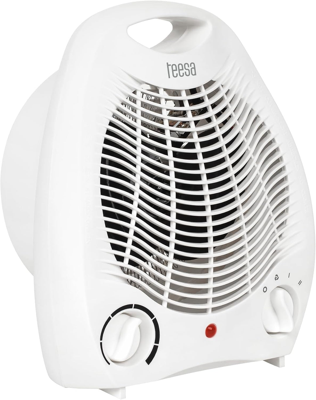 Teesa TSA8025 Heizlüfter 3 Funktionsmodi, 2 Heizstufen (1000W, 2000W), einstellbarer Thermostat, Übe