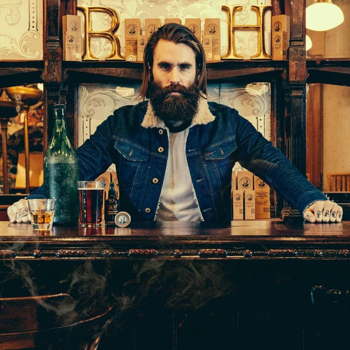 Captain Fawcett's: Ricki Hall's Booze & Baccy Beard Oil & Moustache Wax - Geschenkset