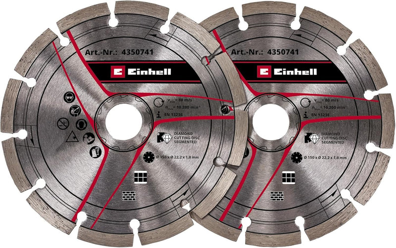 Einhell Mauernutfräse TE-MA 1700 (1.700 W, Schnittbreiteneinstellung bis 38 mm, Schnitttiefe bis 40