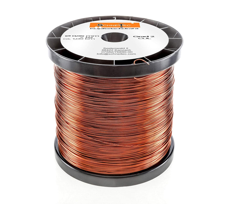 Kupferlackdraht W210 Ø 0,95 mm 7 kg CU Lackdraht Grad 2 CUL Kupferdraht Gewicht 7 Kilogramm Durchmes