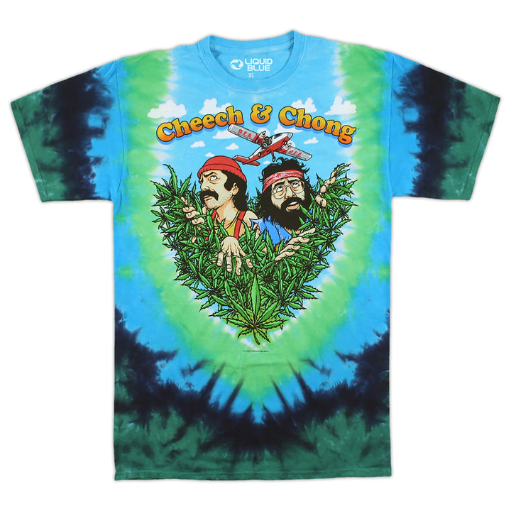 Liquid Blue Herren T-Shirt Cheech and Chong Field of Dreams XL Multi, XL Multi