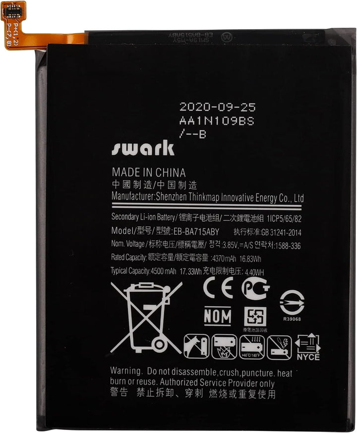 SWARK EB-BA715ABY Akku Kompatibel mit Samsung Galaxy A71 SM-A715F with Tools